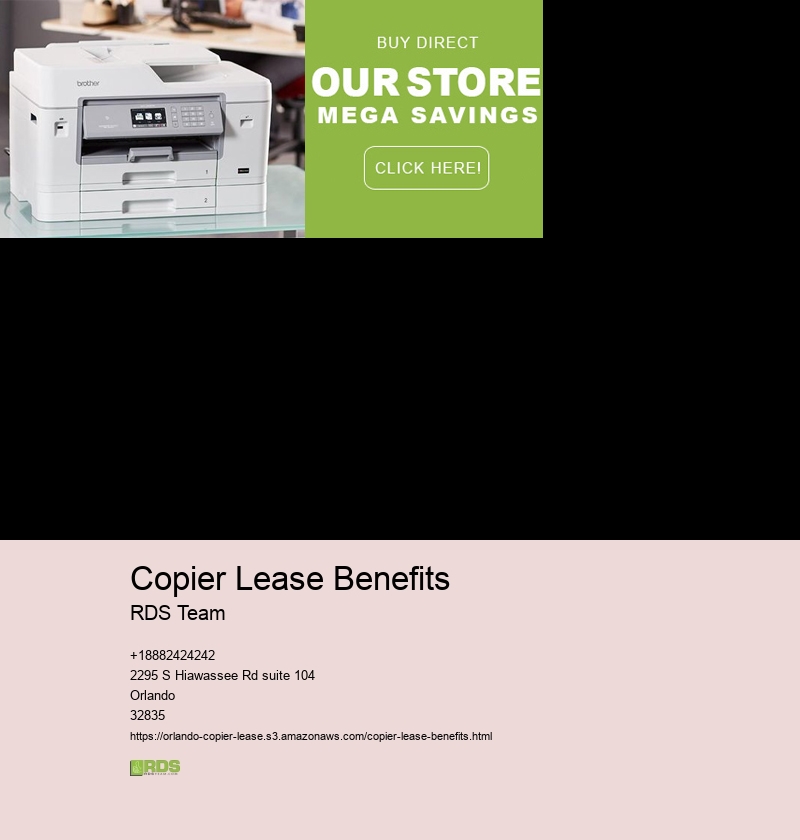 Copier Lease Benefits