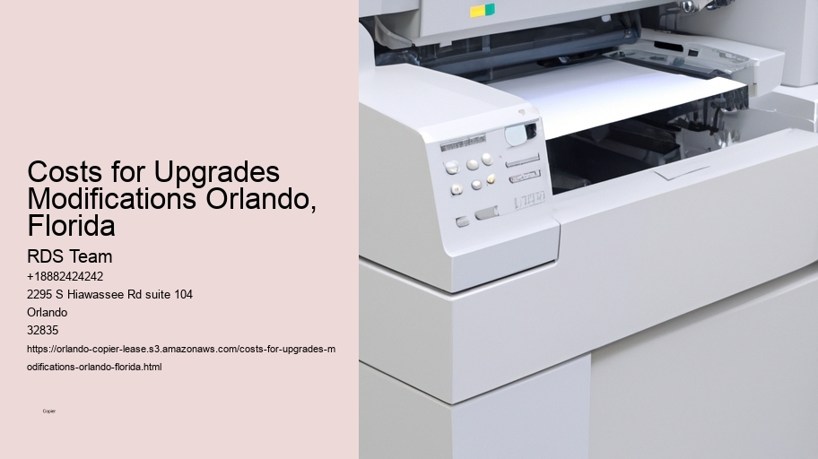 Costs for Upgrades Modifications Orlando, Florida